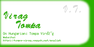 virag tompa business card